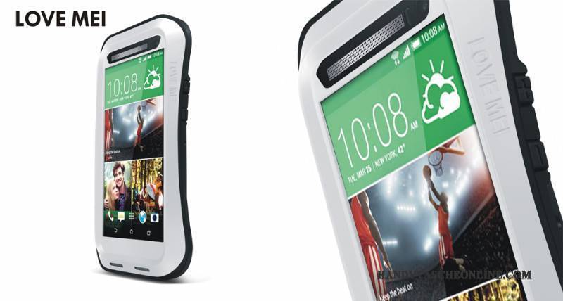 Hülle Htc One M8 Schutz Nubuck Anti-sturz, Case Htc One M8 Taschen Drei Verteidigungen Schwarz