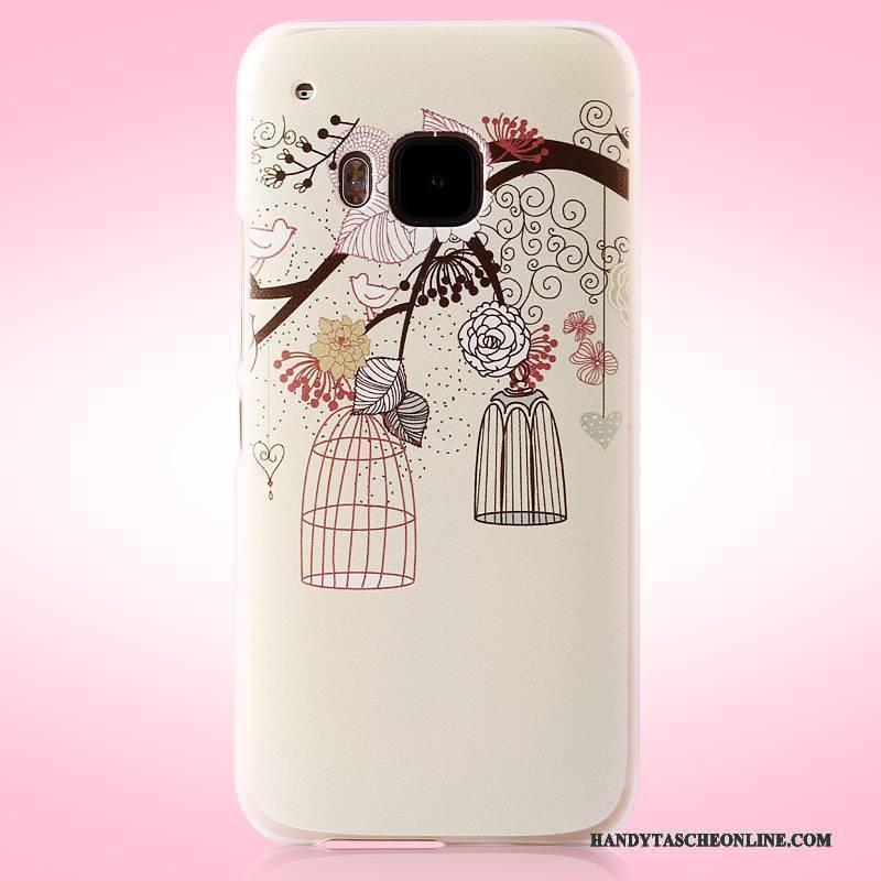 Hülle Htc One M9 Gemalt Lila Trend, Case Htc One M9 Schutz Nubuck Schwer