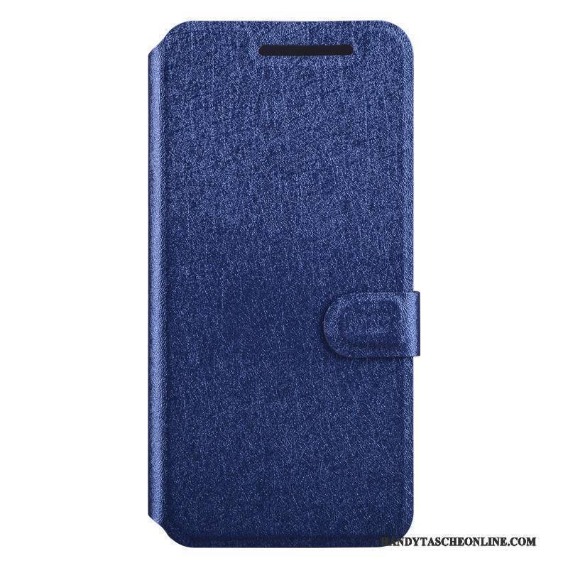 Hülle Htc One M9 Lederhülle Handyhüllen Blau, Case Htc One M9 Schutz