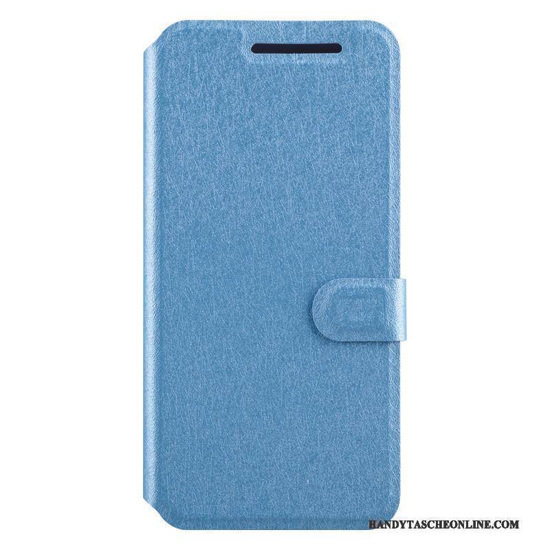 Hülle Htc One M9 Lederhülle Handyhüllen Blau, Case Htc One M9 Schutz