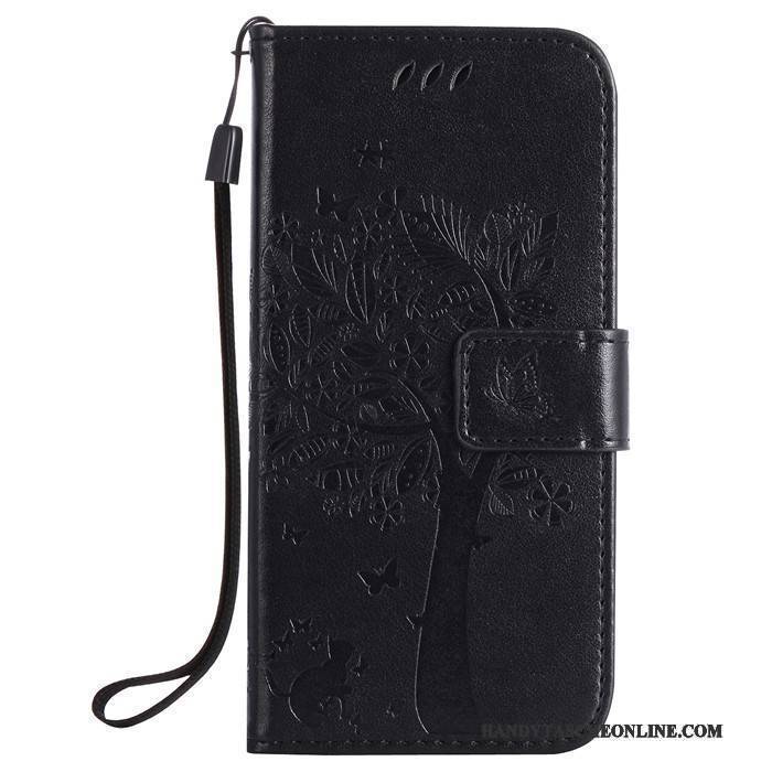 Hülle Htc One M9 Taschen Anti-sturz Schwarz, Case Htc One M9 Folio