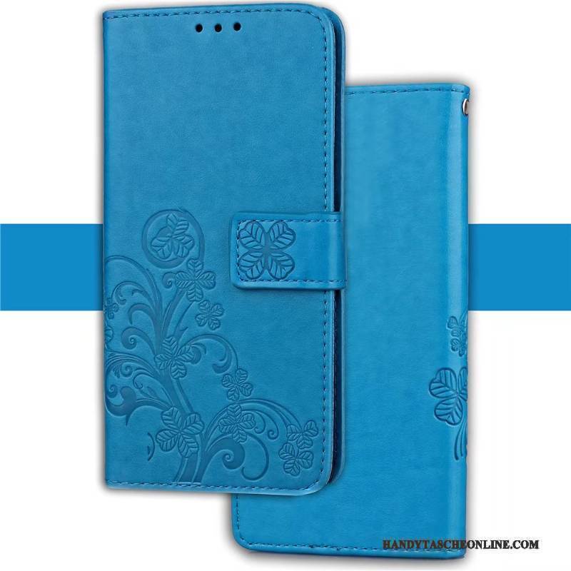 Hülle Htc U Play Folio Blau Handyhüllen, Case Htc U Play Lederhülle