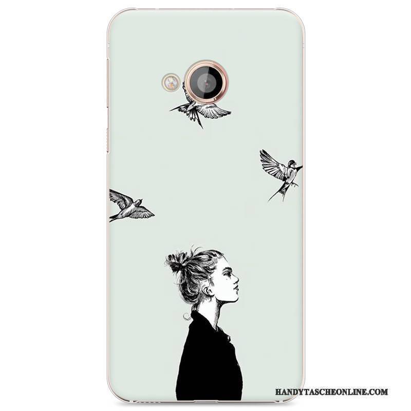 Hülle Htc U Play Gemalt Handyhüllen Schwer, Case Htc U Play Karikatur Gelb Liebhaber