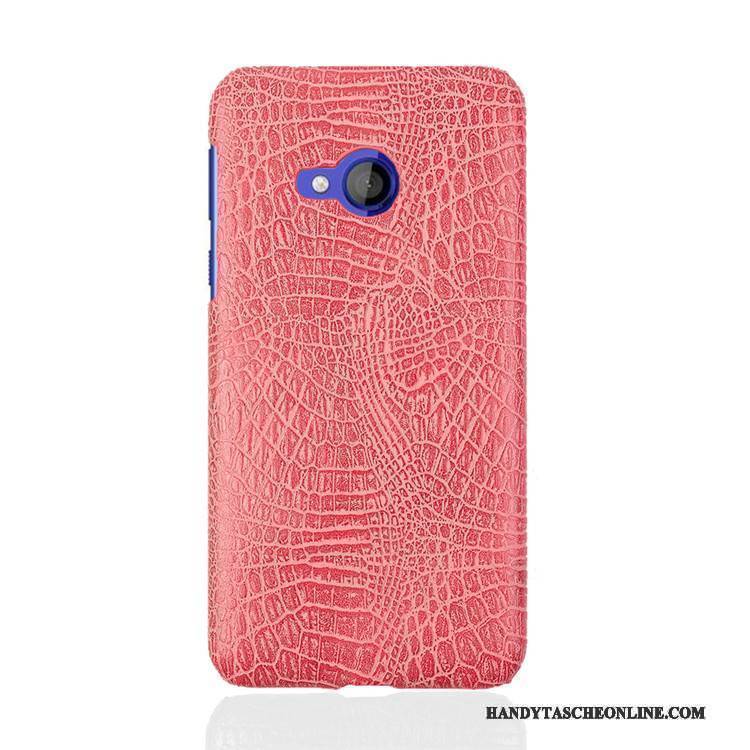 Hülle Htc U Play Schutz Schwer Krokodilmuster, Case Htc U Play Schwarz Handyhüllen