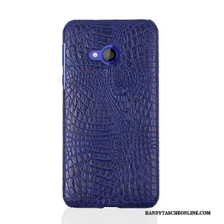 Hülle Htc U Play Schutz Schwer Krokodilmuster, Case Htc U Play Schwarz Handyhüllen