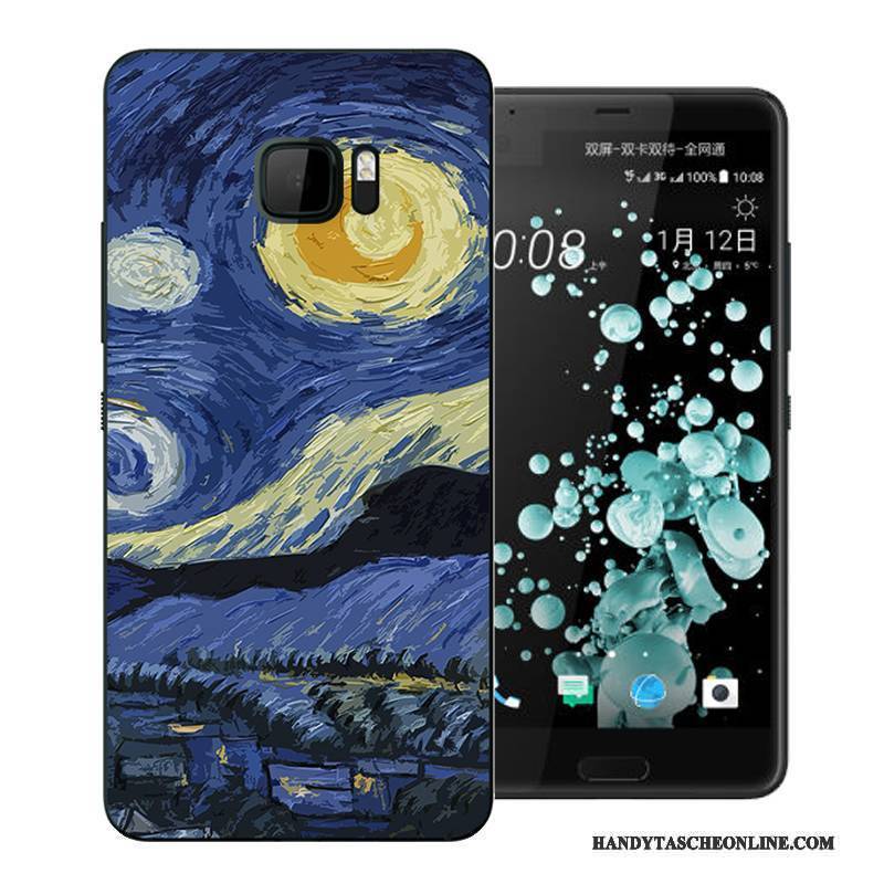 Hülle Htc U Ultra Kreativ Schwer Anti-sturz, Case Htc U Ultra Gemalt Handyhüllen Weiß