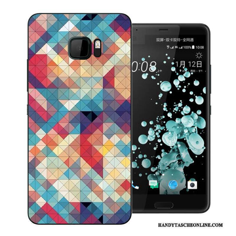 Hülle Htc U Ultra Kreativ Schwer Anti-sturz, Case Htc U Ultra Gemalt Handyhüllen Weiß