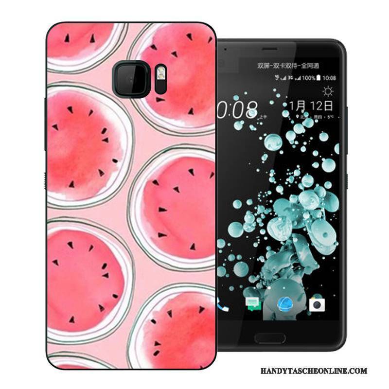 Hülle Htc U Ultra Kreativ Schwer Anti-sturz, Case Htc U Ultra Gemalt Handyhüllen Weiß