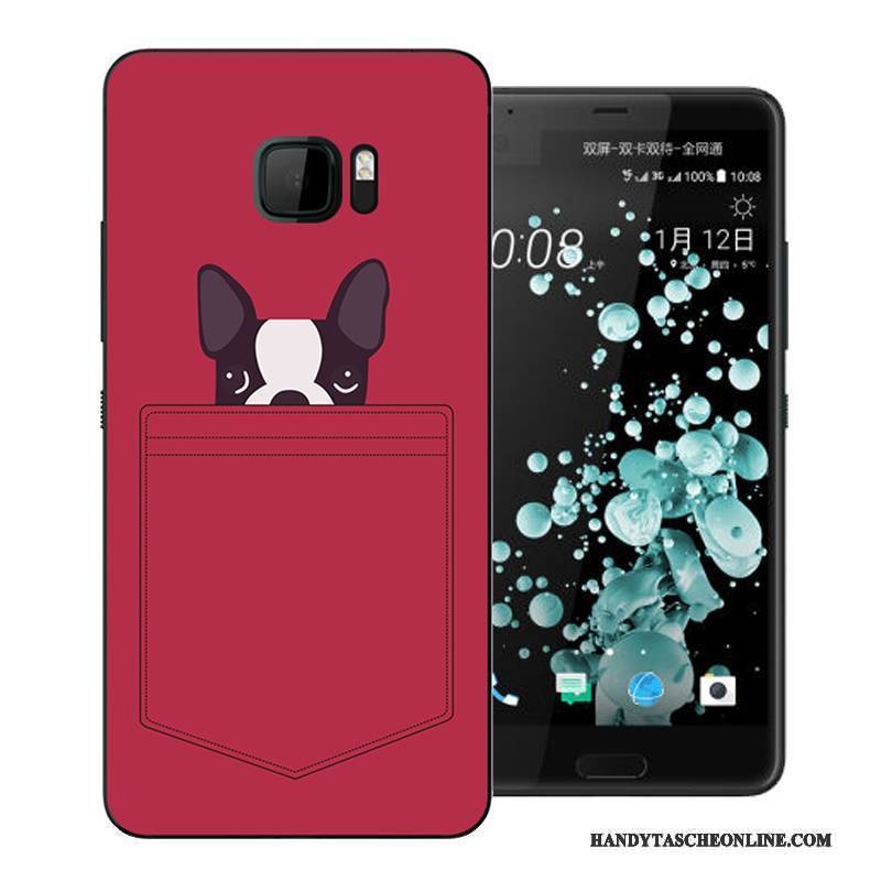 Hülle Htc U Ultra Kreativ Schwer Anti-sturz, Case Htc U Ultra Gemalt Handyhüllen Weiß