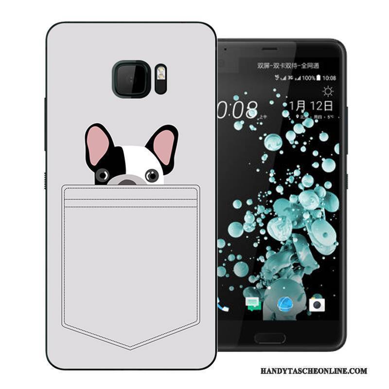 Hülle Htc U Ultra Kreativ Schwer Anti-sturz, Case Htc U Ultra Gemalt Handyhüllen Weiß