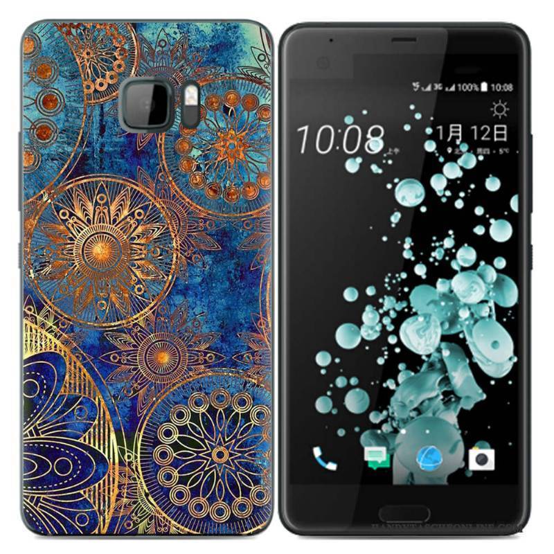 Hülle Htc U Ultra Silikon Schwarz Handyhüllen, Case Htc U Ultra Weiche Trend