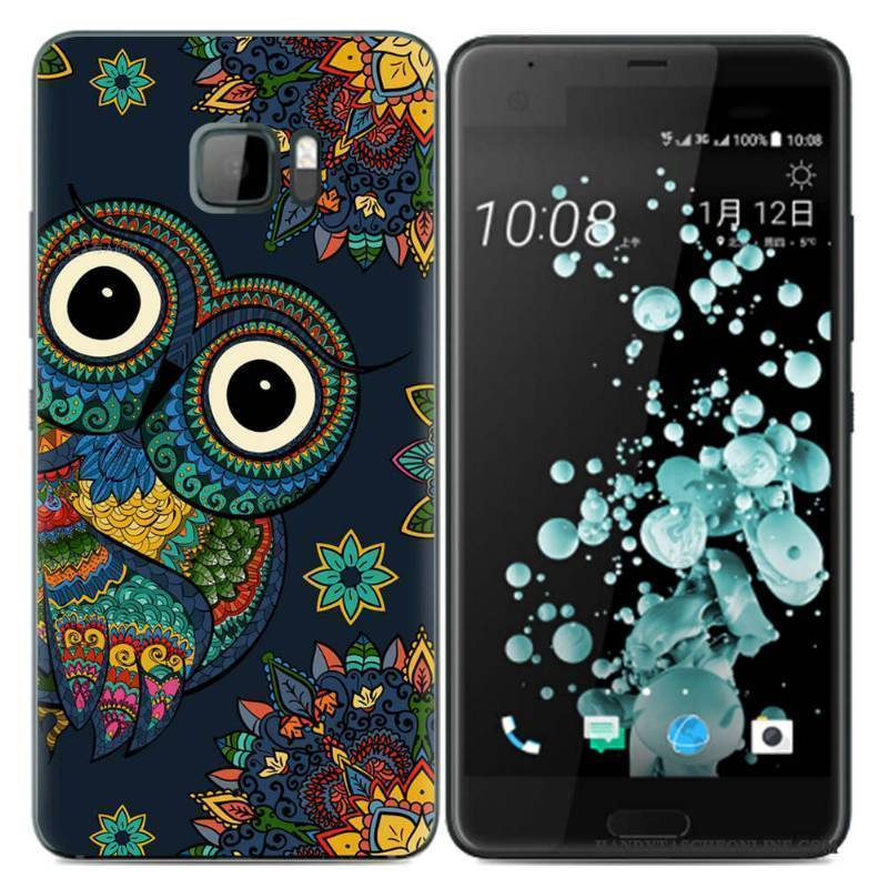 Hülle Htc U Ultra Silikon Schwarz Handyhüllen, Case Htc U Ultra Weiche Trend