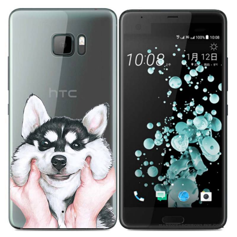 Hülle Htc U Ultra Silikon Schwarz Handyhüllen, Case Htc U Ultra Weiche Trend