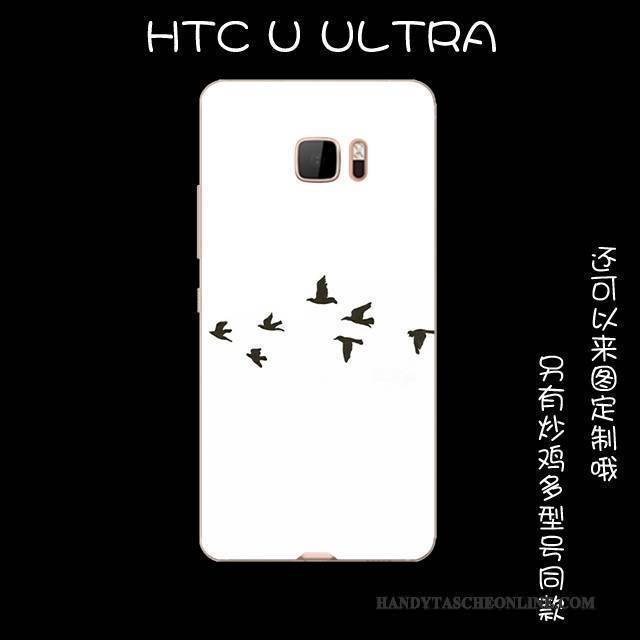 Hülle Htc U Ultra Weiche Rosa Anti-sturz, Case Htc U Ultra Schutz Handyhüllen Nette