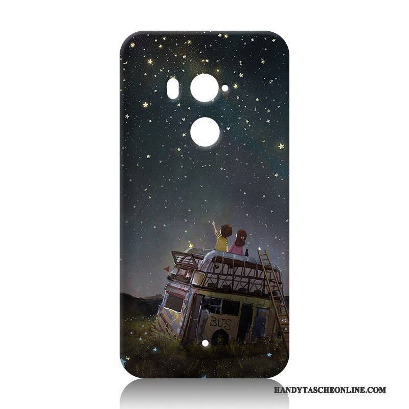 Hülle Htc U11+ Kreativ Anti-sturz Handyhüllen, Case Htc U11+ Taschen Persönlichkeit Weiß