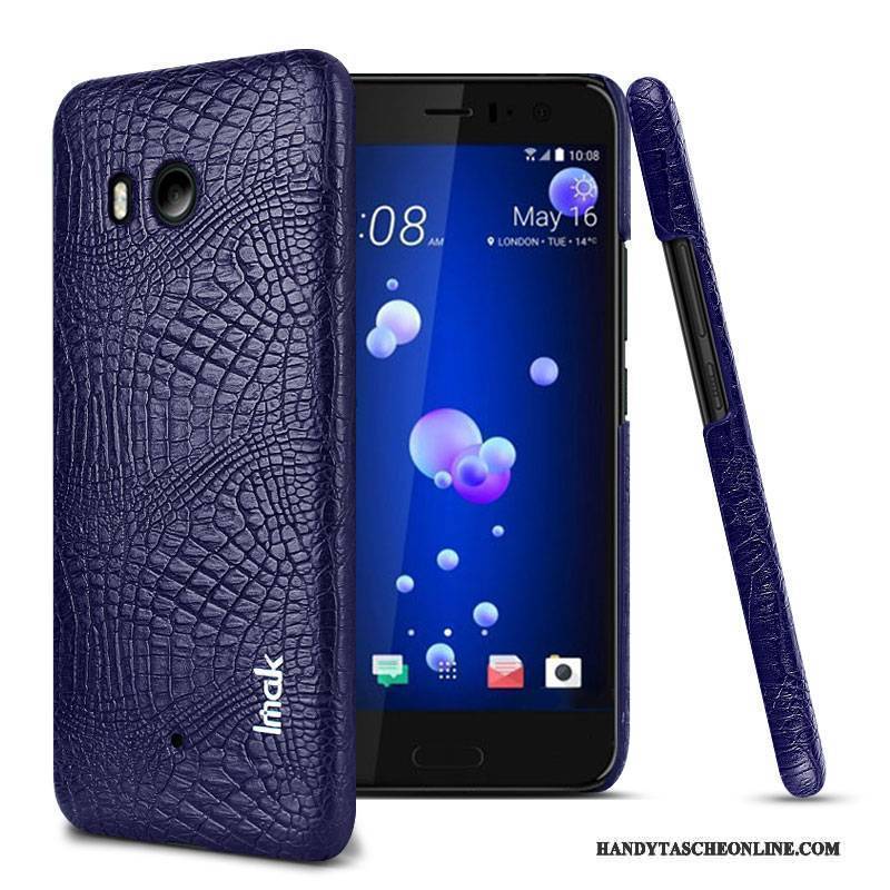 Hülle Htc U11+ Leder Krokodilmuster Anti-sturz, Case Htc U11+ Schutz