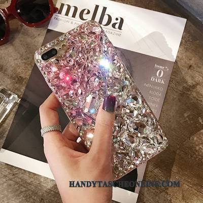 Hülle Htc U11 Life Luxus Rosa Handyhüllen, Case Htc U11 Life Strass Trendmarke