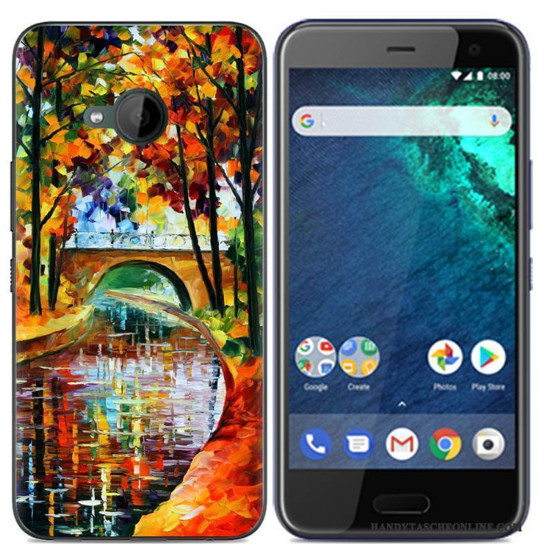 Hülle Htc U11 Life Weiche Handyhüllen Neu, Case Htc U11 Life Gemalt Nette Trend