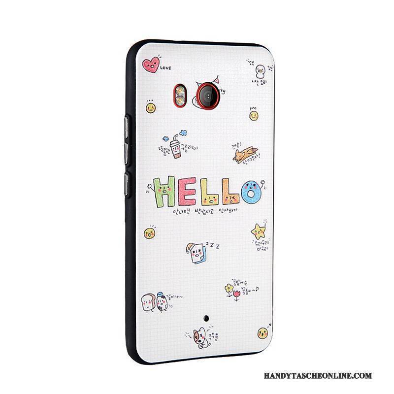 Hülle Htc U11 Prägung Hellblau Handyhüllen, Case Htc U11 Karikatur Business