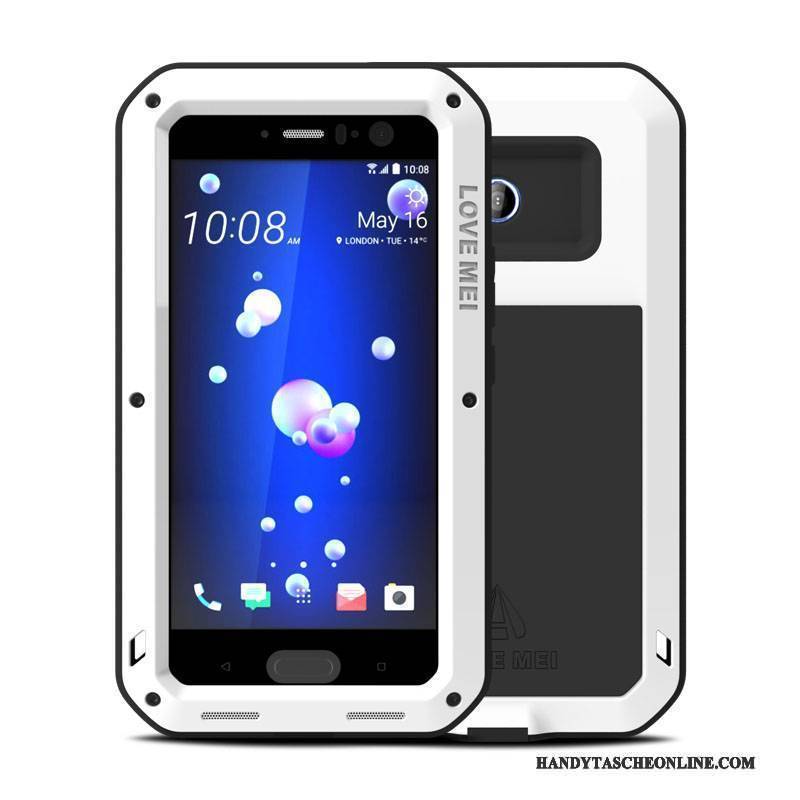 Hülle Htc U11 Schutz Anti-sturz Gelb, Case Htc U11 Taschen Kratzfest Drei Verteidigungen