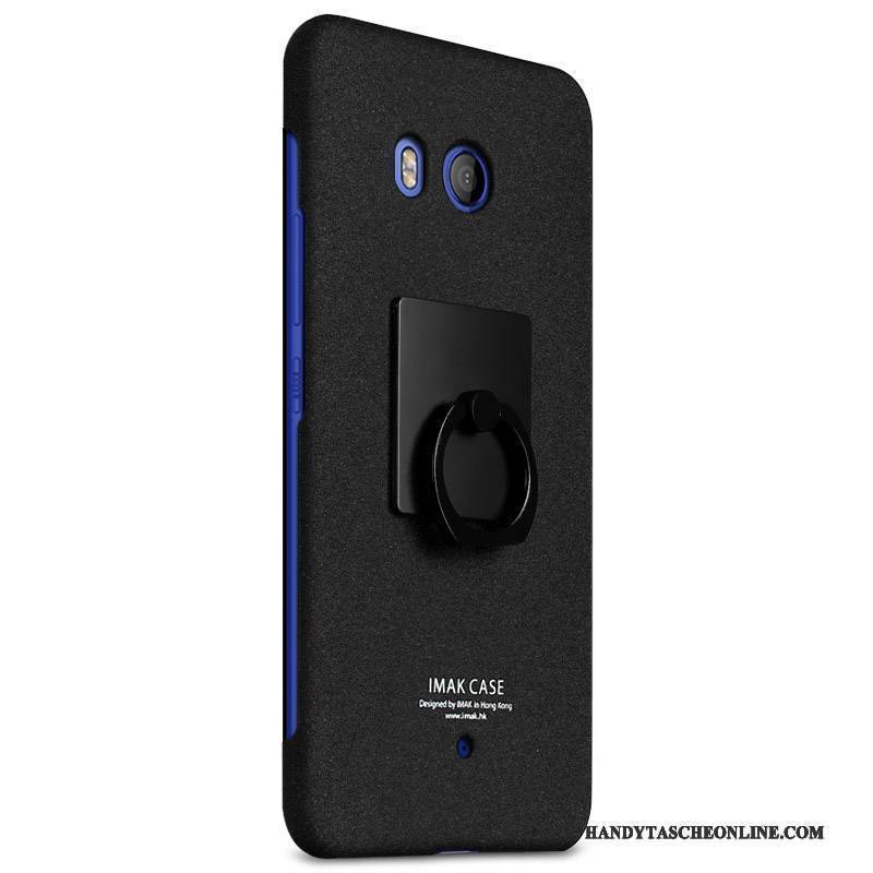 Hülle Htc U11+ Schutz Dünne Nubuck, Case Htc U11+ Handyhüllen Schwarz