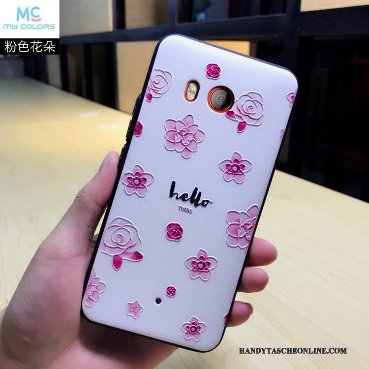 Hülle Htc U11 Silikon Handyhüllen Anti-sturz, Case Htc U11 Taschen Rosa