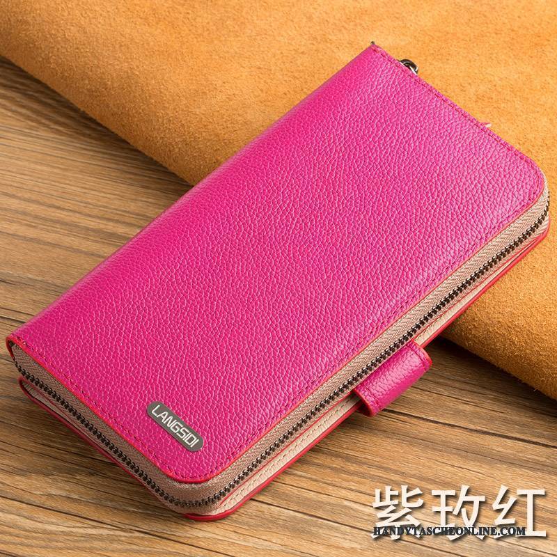 Hülle Htc U11 Taschen Handyhüllen Orange, Case Htc U11 Leder Schlank Anti-sturz