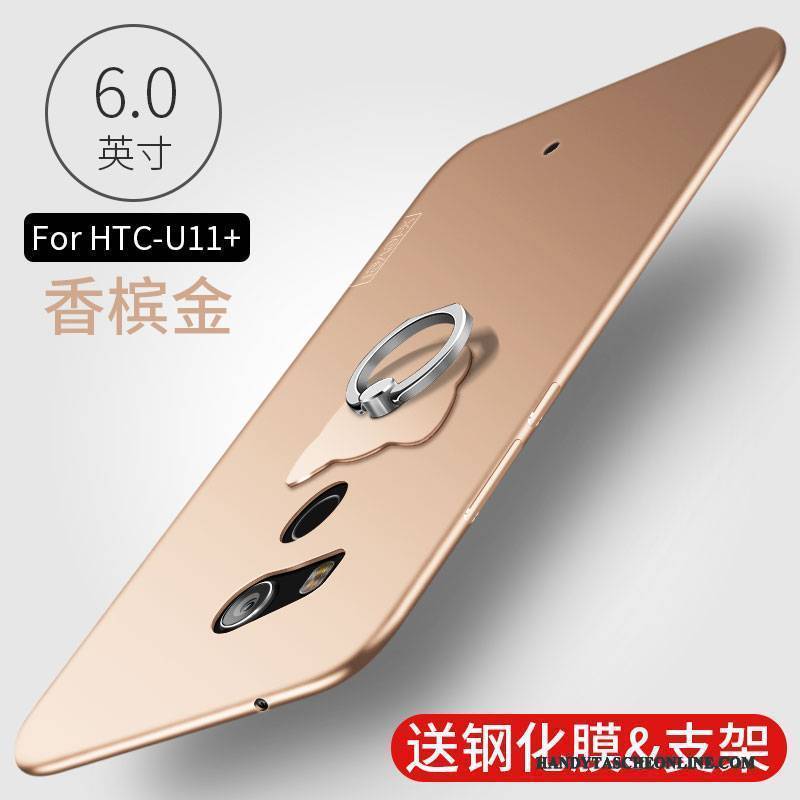 Hülle Htc U11+ Weiche Anti-sturz Nubuck, Case Htc U11+ Schutz Handyhüllen Schlank