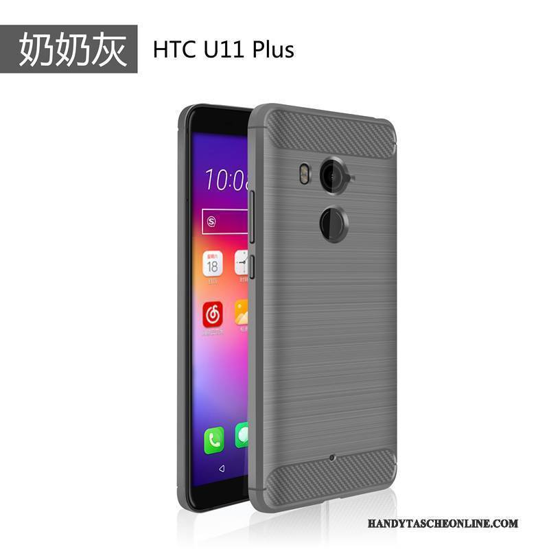 Hülle Htc U11+ Weiche Grün Handyhüllen, Case Htc U11+ Kreativ Anti-sturz