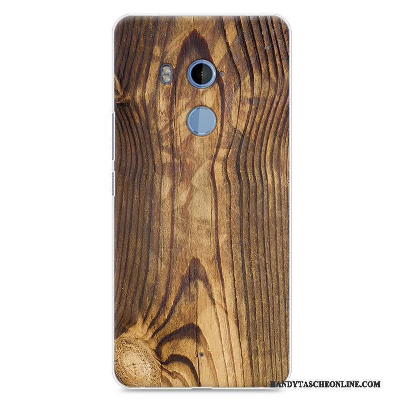 Hülle Htc U11+ Weiche Weiß Anti-sturz, Case Htc U11+ Taschen Holz Handyhüllen