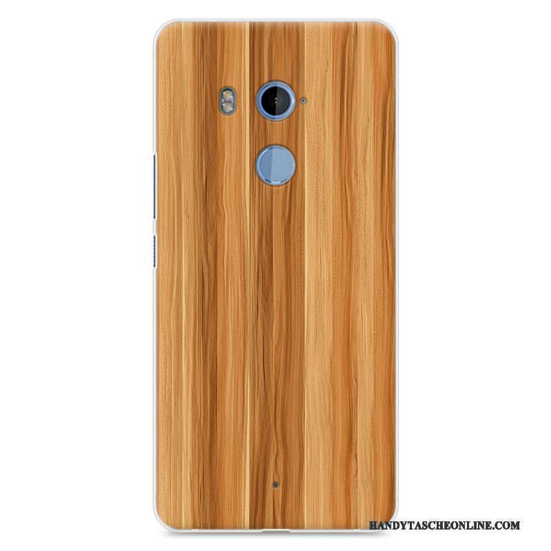 Hülle Htc U11+ Weiche Weiß Anti-sturz, Case Htc U11+ Taschen Holz Handyhüllen