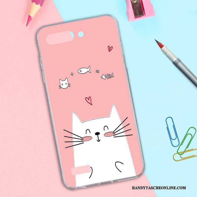 Hülle Huawei Ascend G6 Schutz Pulver Schwer, Case Huawei Ascend G6 Karikatur Handyhüllen Rosa