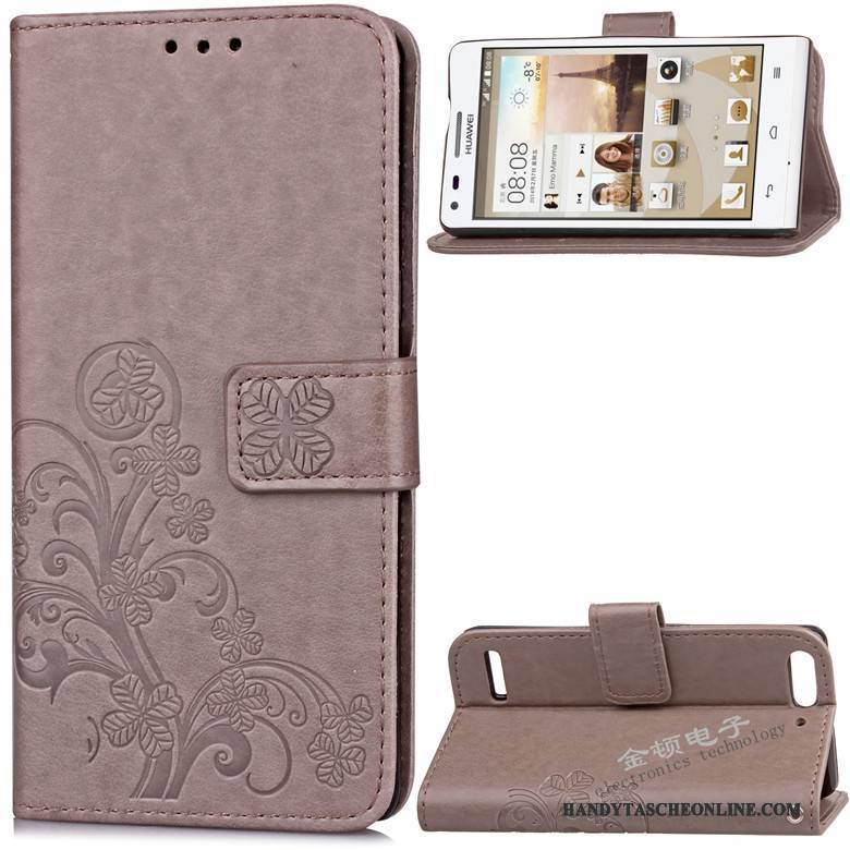 Hülle Huawei Ascend G6 Silikon Dunkel Lila, Case Huawei Ascend G6 Schutz Anti-sturz Handyhüllen