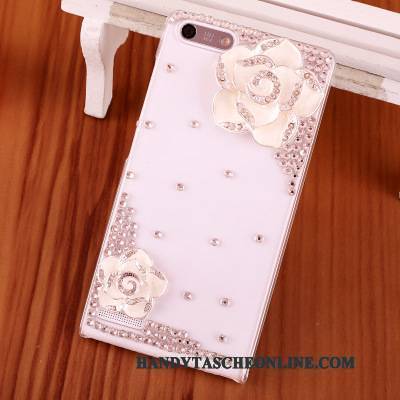 Hülle Huawei Ascend G6 Strass Handyhüllen Blau, Case Huawei Ascend G6 Schutz