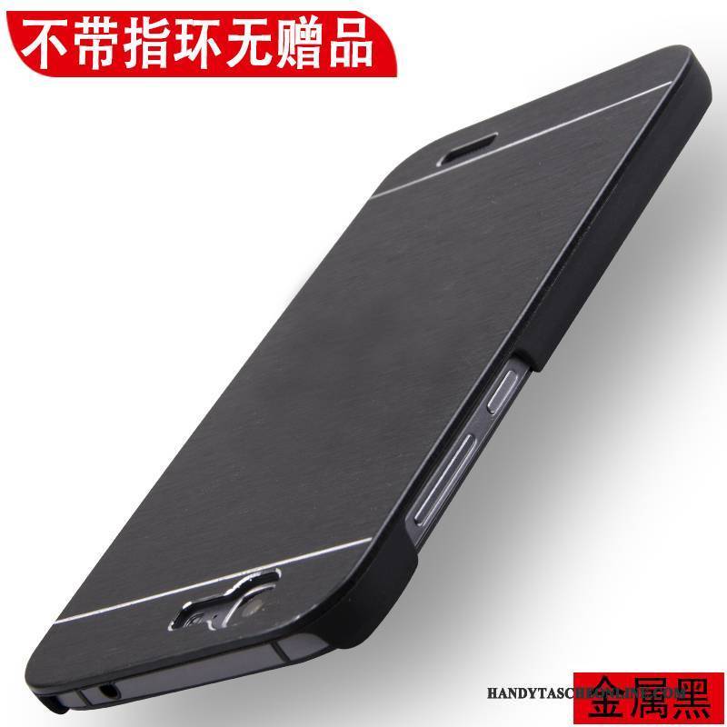 Hülle Huawei Ascend G7 Metall Nubuck Anti-sturz, Case Huawei Ascend G7 Schutz Gold Schwer