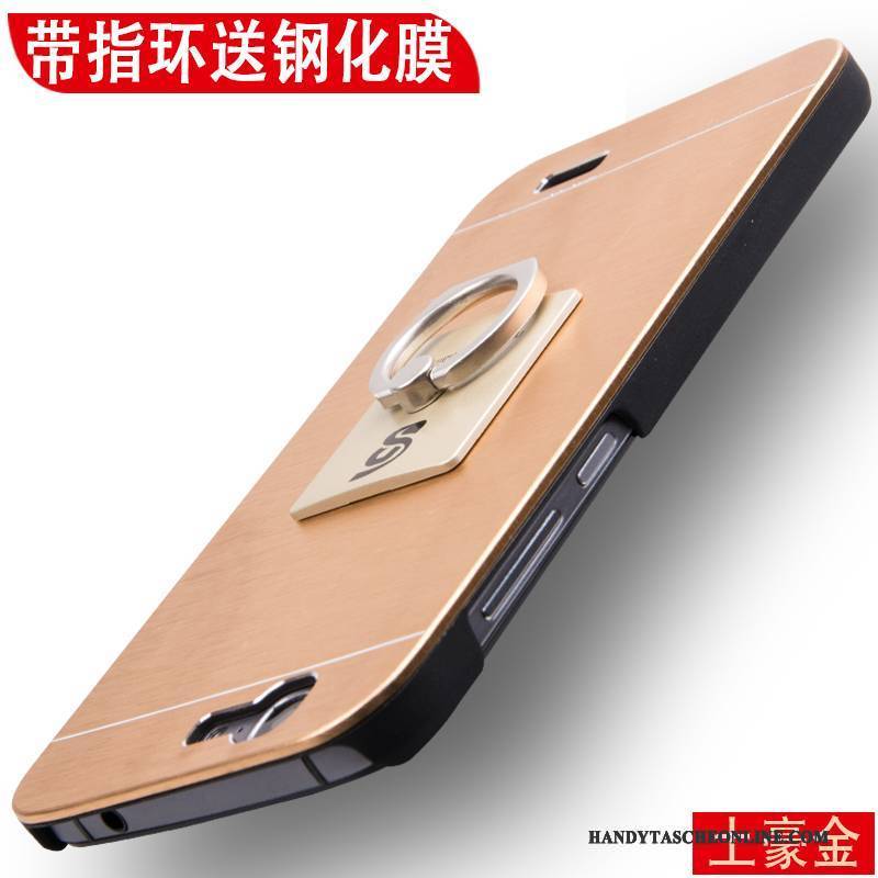 Hülle Huawei Ascend G7 Metall Nubuck Schwer, Case Huawei Ascend G7 Schutz Anti-sturz Handyhüllen