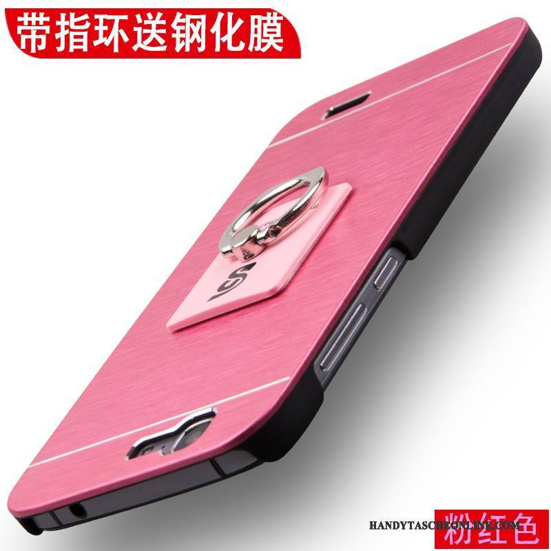 Hülle Huawei Ascend G7 Metall Nubuck Schwer, Case Huawei Ascend G7 Schutz Anti-sturz Handyhüllen