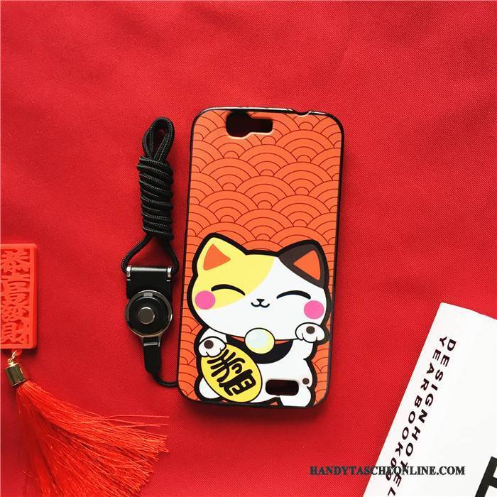 Hülle Huawei Ascend G7 Silikon Trend Hängende Verzierungen, Case Huawei Ascend G7 Weiche Anti-sturz Katzen