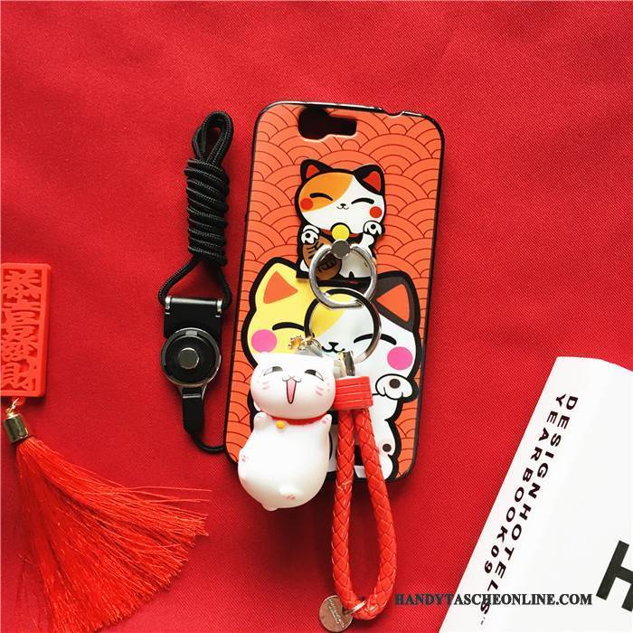 Hülle Huawei Ascend G7 Silikon Trend Hängende Verzierungen, Case Huawei Ascend G7 Weiche Anti-sturz Katzen