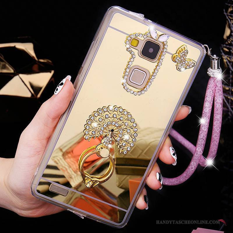 Hülle Huawei Ascend Mate 7 Kreativ Neu Handyhüllen, Case Huawei Ascend Mate 7 Strass Trend Hintere Abdeckung