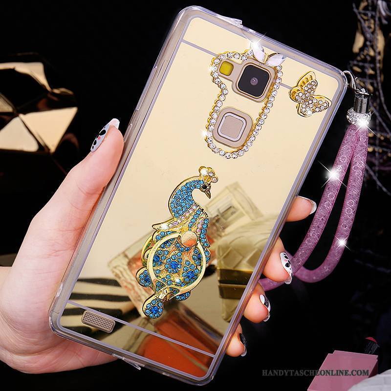 Hülle Huawei Ascend Mate 7 Kreativ Neu Handyhüllen, Case Huawei Ascend Mate 7 Strass Trend Hintere Abdeckung