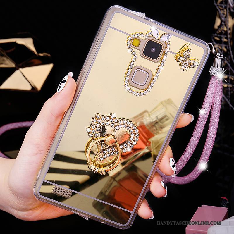 Hülle Huawei Ascend Mate 7 Kreativ Neu Handyhüllen, Case Huawei Ascend Mate 7 Strass Trend Hintere Abdeckung