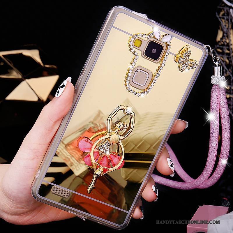 Hülle Huawei Ascend Mate 7 Kreativ Neu Handyhüllen, Case Huawei Ascend Mate 7 Strass Trend Hintere Abdeckung