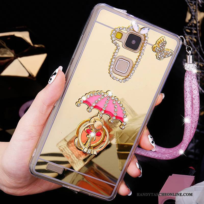 Hülle Huawei Ascend Mate 7 Kreativ Neu Handyhüllen, Case Huawei Ascend Mate 7 Strass Trend Hintere Abdeckung