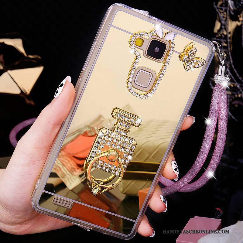 Hülle Huawei Ascend Mate 7 Kreativ Neu Handyhüllen, Case Huawei Ascend Mate 7 Strass Trend Hintere Abdeckung