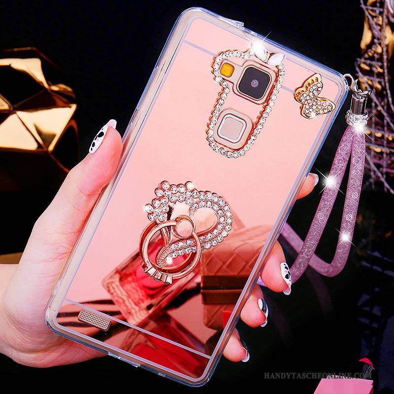 Hülle Huawei Ascend Mate 7 Kreativ Neu Handyhüllen, Case Huawei Ascend Mate 7 Strass Trend Hintere Abdeckung