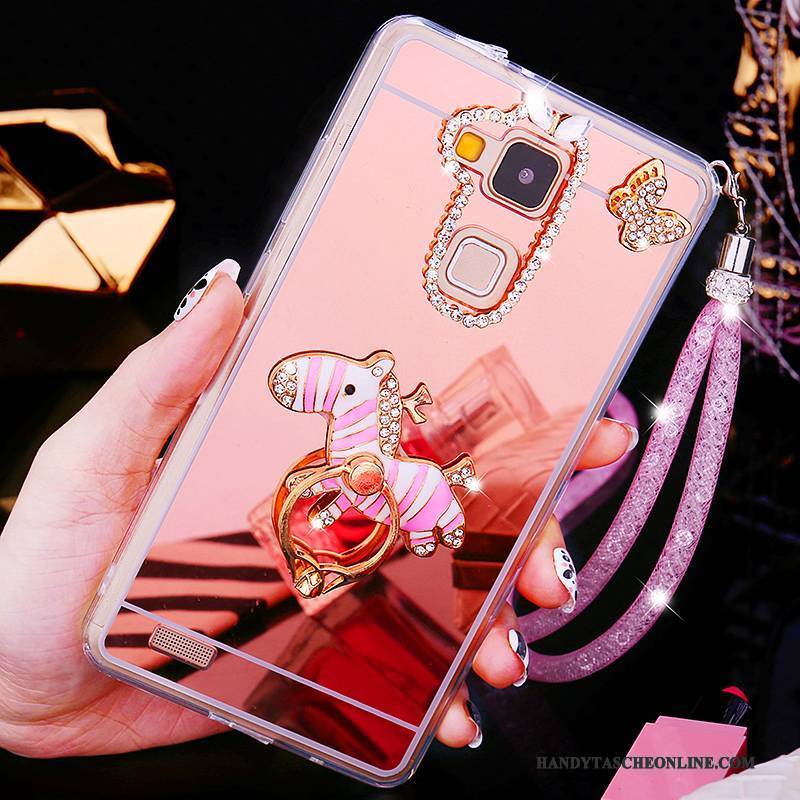 Hülle Huawei Ascend Mate 7 Kreativ Neu Handyhüllen, Case Huawei Ascend Mate 7 Strass Trend Hintere Abdeckung