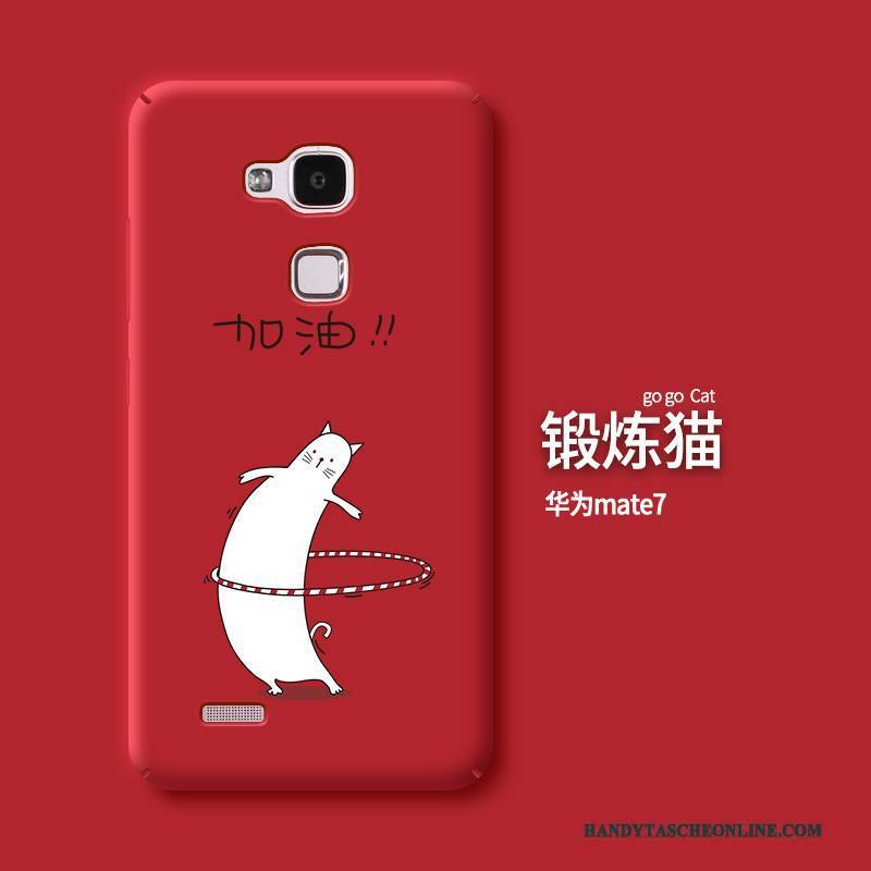 Hülle Huawei Ascend Mate 7 Kreativ Persönlichkeit Anti-sturz, Case Huawei Ascend Mate 7 Karikatur Schwer Handyhüllen