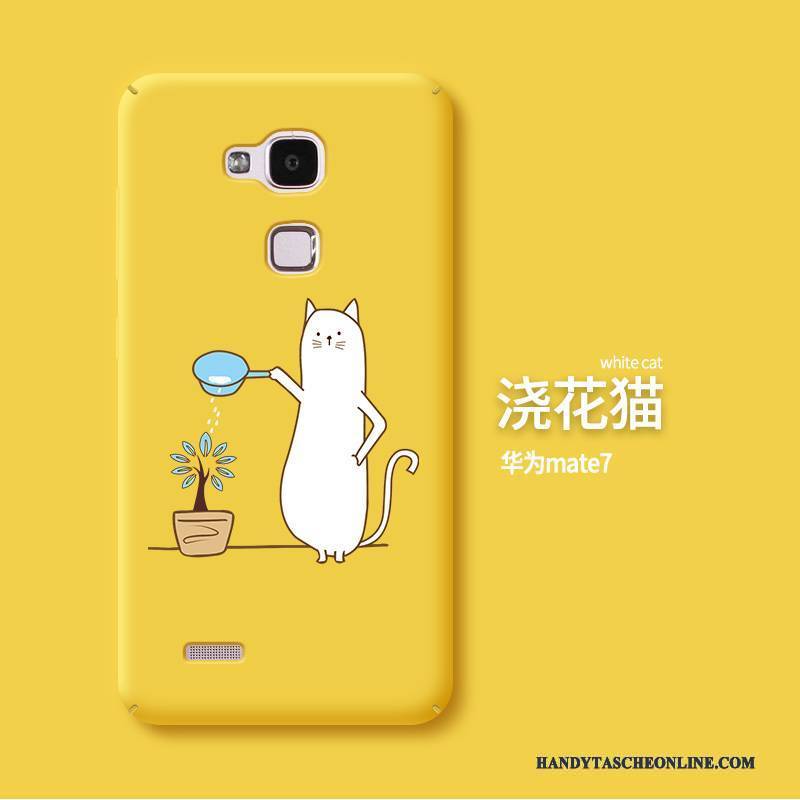 Hülle Huawei Ascend Mate 7 Kreativ Persönlichkeit Anti-sturz, Case Huawei Ascend Mate 7 Karikatur Schwer Handyhüllen