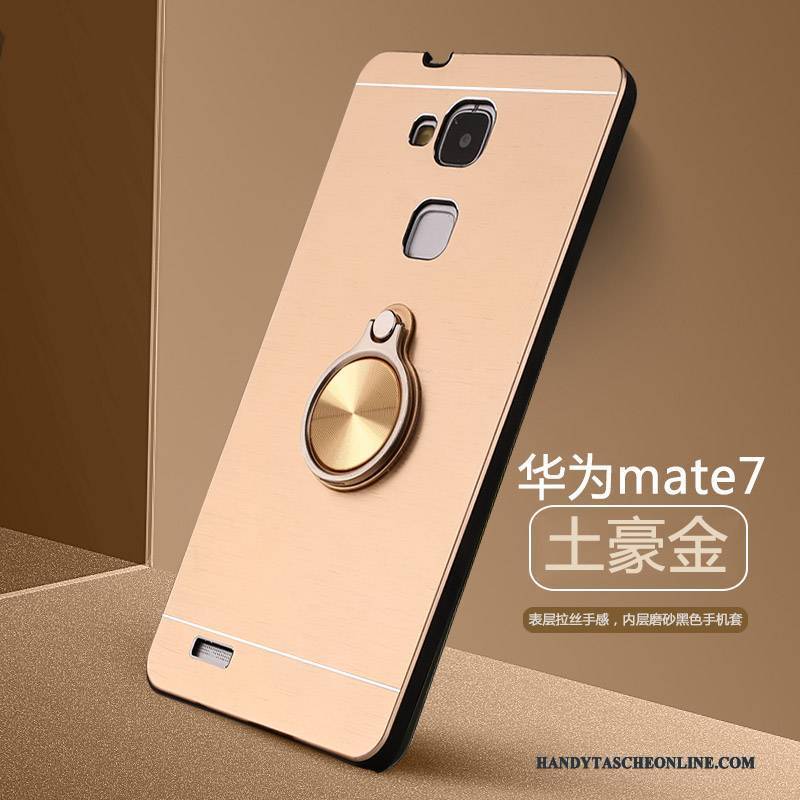 Hülle Huawei Ascend Mate 7 Kreativ Persönlichkeit Trend, Case Huawei Ascend Mate 7 Metall Silber Handyhüllen